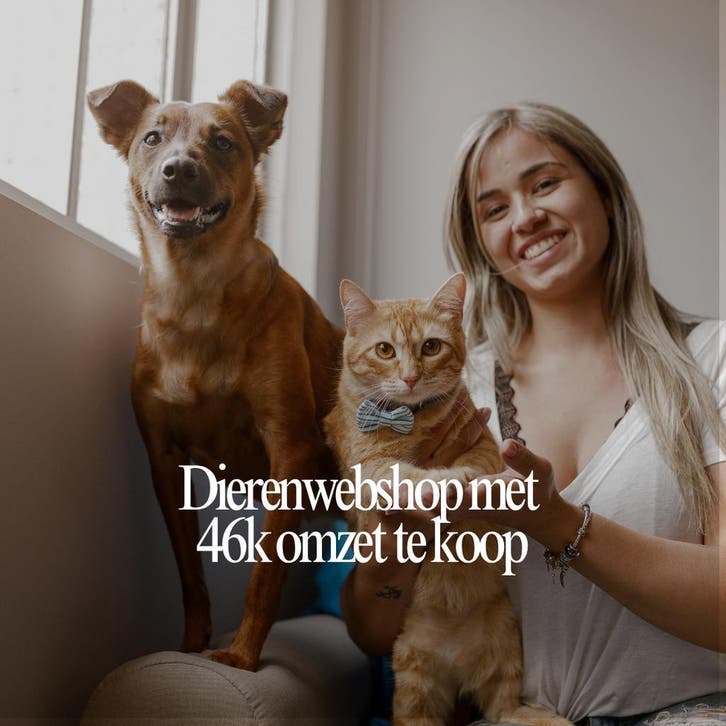 Dierenwebshop met 46k omzet te koop! €3500 ex btw, Zakelijke goederen, Exploitaties en Overnames