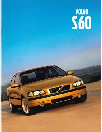 2001 VOLVO S60 BROCHURE DUITS, Nieuw, Volvo, Author
