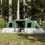 vidaXL Tunneltent 6-persoons waterdicht groen, Verzenden, Nieuw, Tot en met 2