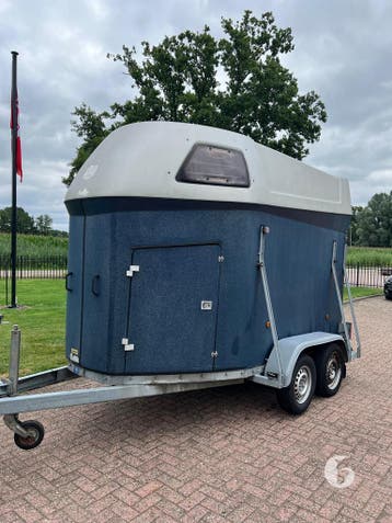 Leuke Sluis polyester 2-paards Paardentrailer!, Ophalen, Zo goed als nieuw, Polyester, 2-paards trailer