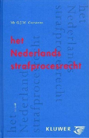 Het Nederlands strafprocesrecht - G.J.M. Corstens, Verzenden, Gelezen, G.J.M. Corstens