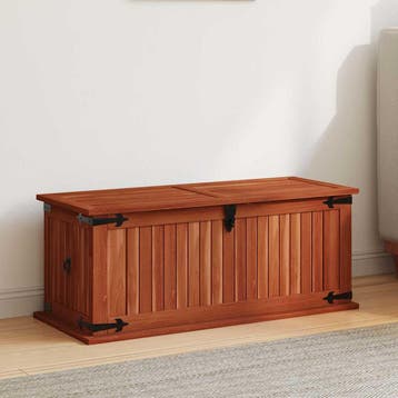 vidaXL Opbergkist 79x34x32 cm massief acaciahout, Verzenden, Nieuw