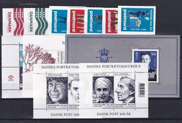 Denemarken 2024 - Jaargang op insteekkaart., Postzegels en Munten, Gestempeld