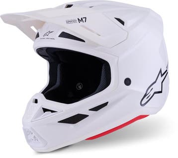 Alpinestars S-M7 Wit Crosshelm, Motoren, Kleding | Motorhelmen, XXL, Nieuw met kaartje, Overige merken, Heren