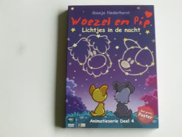 Woezel en Pip - Lichtjes in de nacht (DVD) incl. poster, Cd's en Dvd's, Dvd's | Kinderen en Jeugd, Ophalen of Verzenden, Zo goed als nieuw