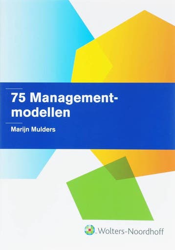75 Managementmodellen druk 1 9789001605117, Zo goed als nieuw
