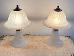 Tafellamp - Glas - Een paar tafellampen in, Antiek en Kunst, Curiosa en Brocante