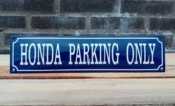 Honda parking only, Verzamelen, Verzenden, Nieuw