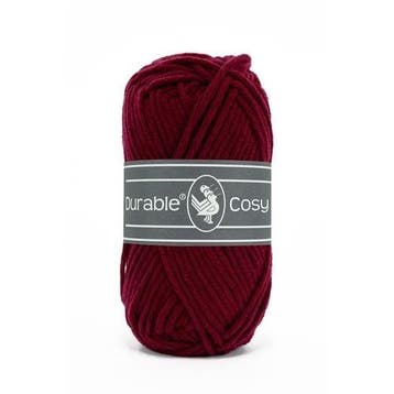 Durable Cosy 222 Bordeaux - Haakgaren / Breigaren, Hobby en Vrije tijd, Breien en Haken, Ophalen of Verzenden, Nieuw, Breien of Haken