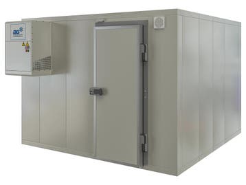 BG-Line Koelcel/Vriescel B300xD300xH220cm, 8cm wanden, met, Nieuw in verpakking