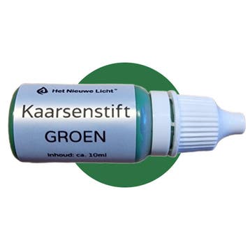 Kaarsenstift Groen – 10 ml, Groen, Nieuw, Ophalen of Verzenden, Overige materialen