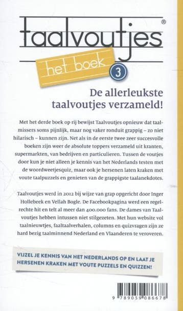 Taalvoutjes 9789059086678 Inger Hollebeek, Verzenden, Gelezen, Inger Hollebeek