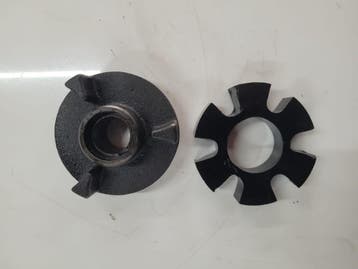 Volvo Penta MD7 Keerkoppeling flens en rubber 834336, 82761, Ophalen of Verzenden, Nieuw, Motor en Techniek, Zeilboot of Motorboot