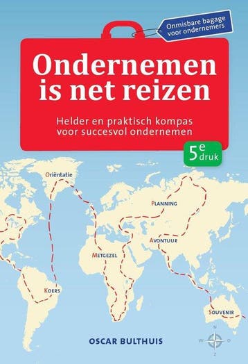 9789490085353 Ondernemen is net reizen | Tweedehands, Verzenden, Zo goed als nieuw, Oscar Bulthuis