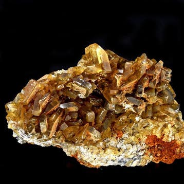 Historische honiggele beitel beëindigde baryt uit Sardinië -