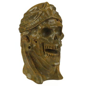 516g XL Ocean Jaspis Skull – Koning der woestijn, Heer der