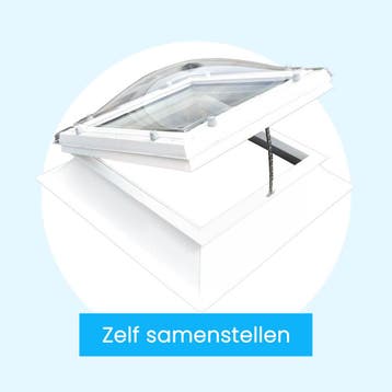 Thermo lichtkoepel ventilerend zelf samenstellen, Doe-het-zelf en Verbouw, Verzenden, Nieuw, Glasplaat