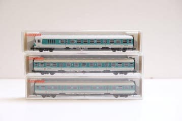 Fleischmann N - 8143 K, 8144 K, 8145 K - Treinset (3) - DB, Nieuw