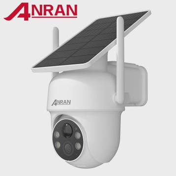 ANRAN Solar Beveiligingscamera Buiten - 3/5MP Wifi, Kleuren, Verzenden