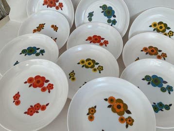 Arcopal France 1960-1970 - Bord - Opaline glas - Elf vintage