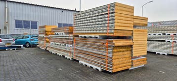 Dakplaten, gevelplaten, sandwich, isolatie B-keus, €12,00/m2, Ophalen, Zo goed als nieuw, Overige materialen, 100 mm of meer