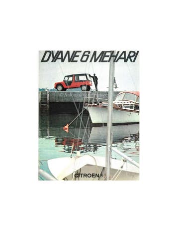 1969 CITROEN DYANE 6 MEHARI BROCHURE NEDERLANDS, Boeken, Nieuw, Author