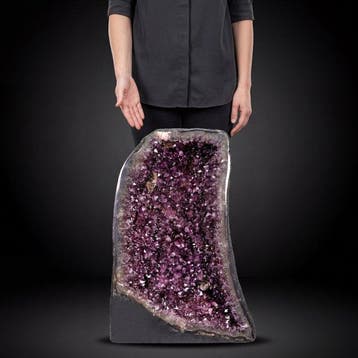Vivid Amethyst - Geode - 24x24x15 cm- 42 kg