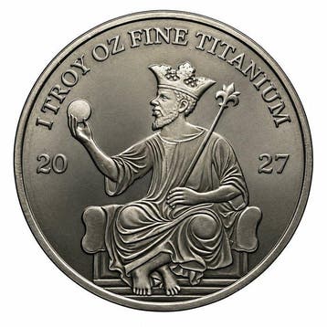Verenigde Staten. 2027 1 oz Titanium Mansa Musa Round BU