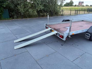Humbaur auto/motor/atv transsporter 300 x 168 cm MARGE!, Ophalen, Gebruikt