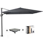 Challenger T1 zweefparasol 300x300 cm antraciet  met 90KG, Ophalen of Verzenden, Nieuw