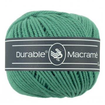 Durable Macramé - 2133 dark mint - Katoen Garen, Ophalen of Verzenden, Nieuw