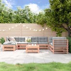 vidaXL 8-delige Loungeset massief douglashout, Verzenden, Nieuw, 8 zitplaatsen, Loungeset