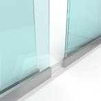 Schuifloket op maat - 4 panelen, 2 sporen - Gehard glas 6 mm, Doe-het-zelf en Verbouw, Glas en Ramen, Ophalen of Verzenden, Nieuw