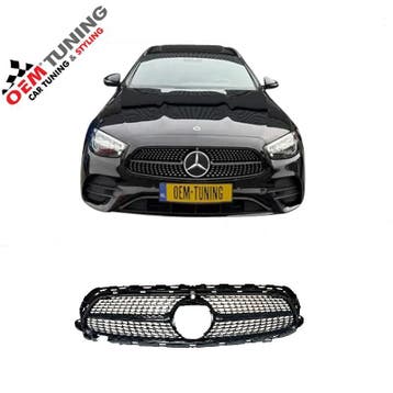 Grille E-Klasse W213 | Black Diamond Style CAM 20-23, Voor, Mercedes-Benz, Nieuw, Ophalen of Verzenden