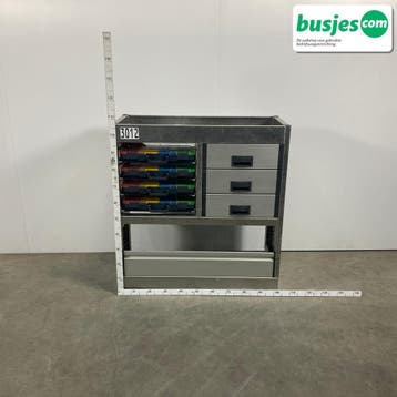 Aluca bedrijfswageninrichting 1010x420x1075mm (3012), Ophalen of Verzenden
