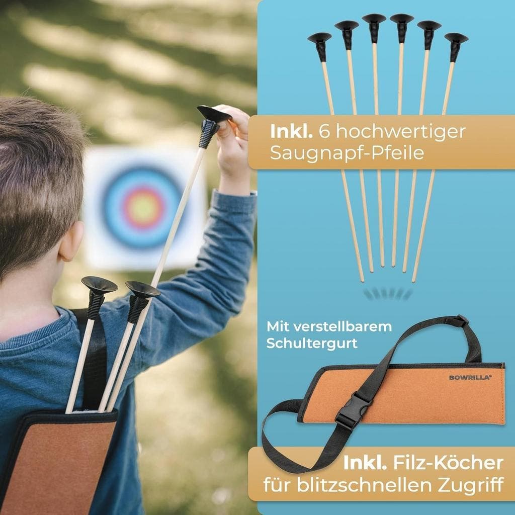 Kinder Pijl en Boog | Hout 4 jr | Retourdeal 40% Korting - Speelgoed | Buiten | Actiespeelgoed
