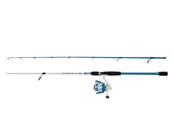 Mitchell Neuron SW II Squid Hengelcombo 2.10m (Incl. Lijn), Watersport en Boten, Hengelsport | Algemeen, Nieuw, Verzenden
