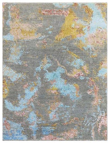 Designer tapijt met zijde - Vloerkleed - 320 cm - 248 cm, Nieuw