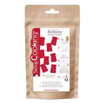 ScrapCooking Mix voor Snoep Aardbei 100g, Verzenden, Nieuw