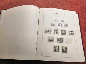 Berlijn 1948/1982 - Leuchtturm-SF-album met dubbele voordruk, Gestempeld