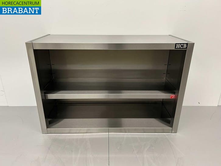 RVS Wandkast Kast Premium-line Open model 100 cm Horeca, Zakelijke goederen, Horeca | Keukenapparatuur, Nieuw in verpakking, Ophalen of Verzenden
