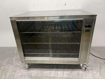 RVS Warmhoudkast Warmtekast voor gegrilde kippen 2 x 2, Ophalen of Verzenden, Nieuw zonder verpakking
