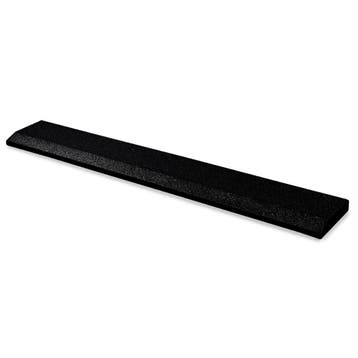 Rubber rand sportvloer - 108x15 cm - 30 mm dik - Zwart, Sport en Fitness, Verzenden, Nieuw
