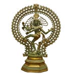 Beeld Shiva Nataraj XXL  - Brons/Messing, Ophalen of Verzenden, Nieuw