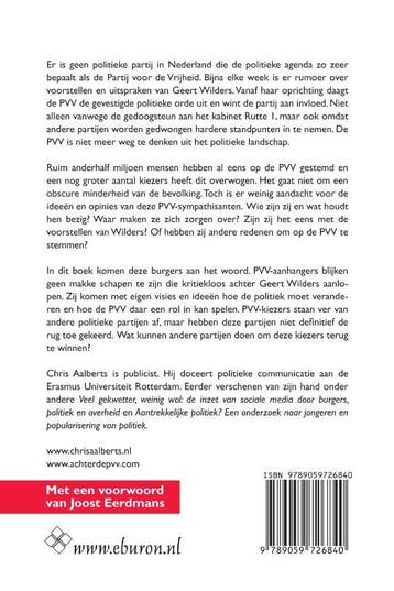 Achter de PVV 9789059726840 Chris Aalberts, Verzenden, Gelezen, Chris Aalberts
