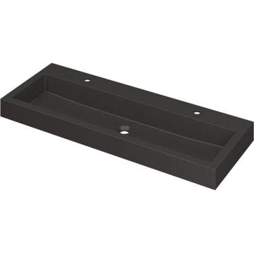 INK Momento Wastafel Quartz met 2 Kraangaten - 1200x450x90, Ophalen of Verzenden, Nieuw