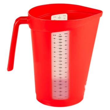 Vikan Maatbeker Rood 2L, Verzenden, Nieuw