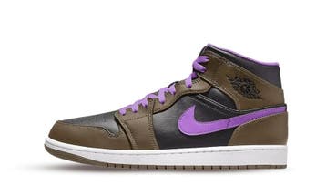 Jordan 1 Mid Purple Mocha, Kleding | Heren, Nieuw