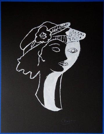 Georges Braque (1882-1963) - Les amoureux : Elle et Lui
