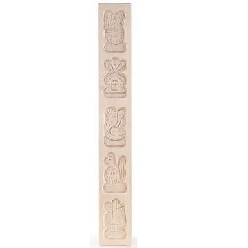 Speculaasplank Vijf Figuren (5x) 9x5,5cm., Verzenden, Nieuw